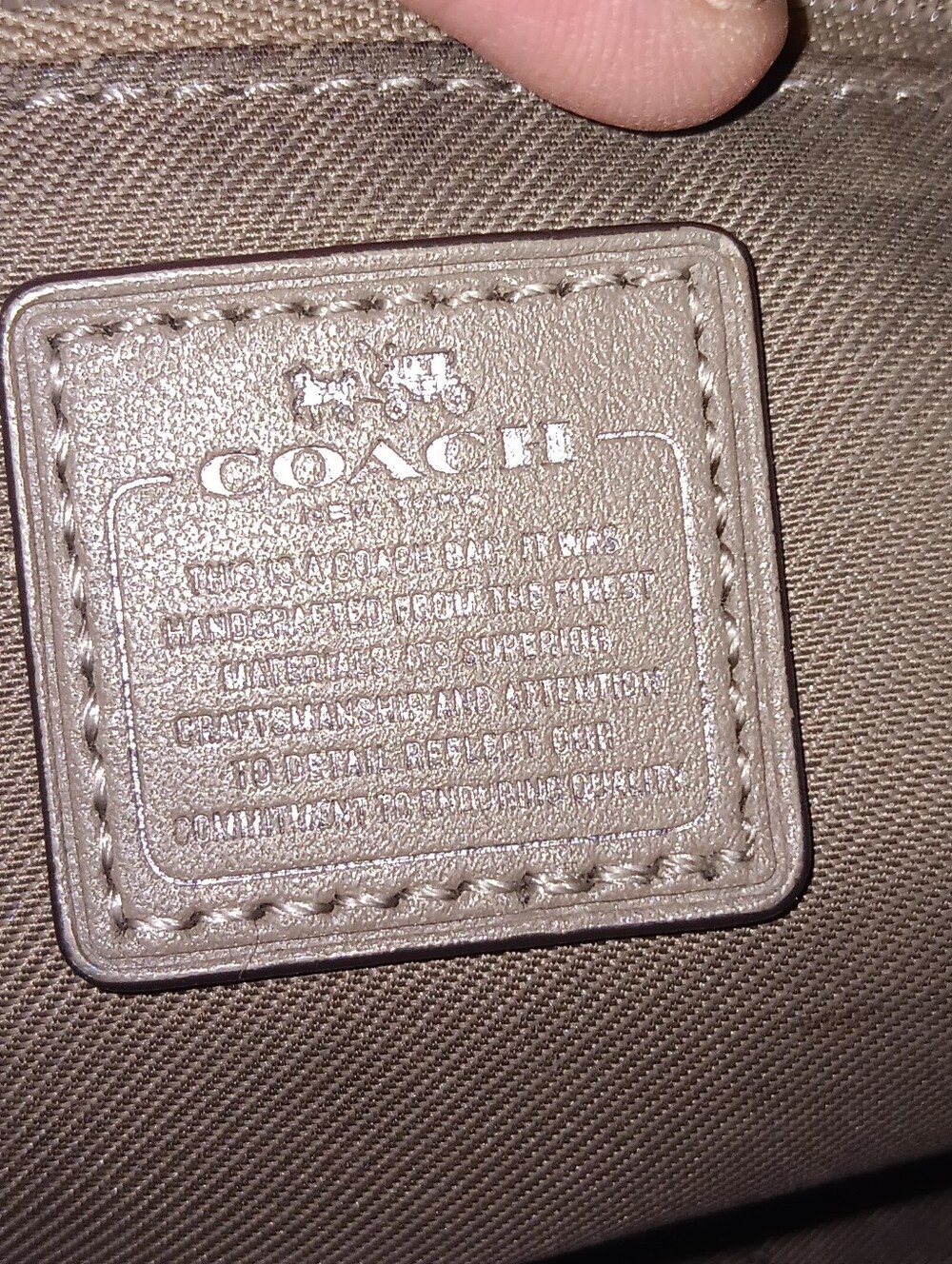 Coach Leather & Python Shoulder Bag - Picture 7 of 7